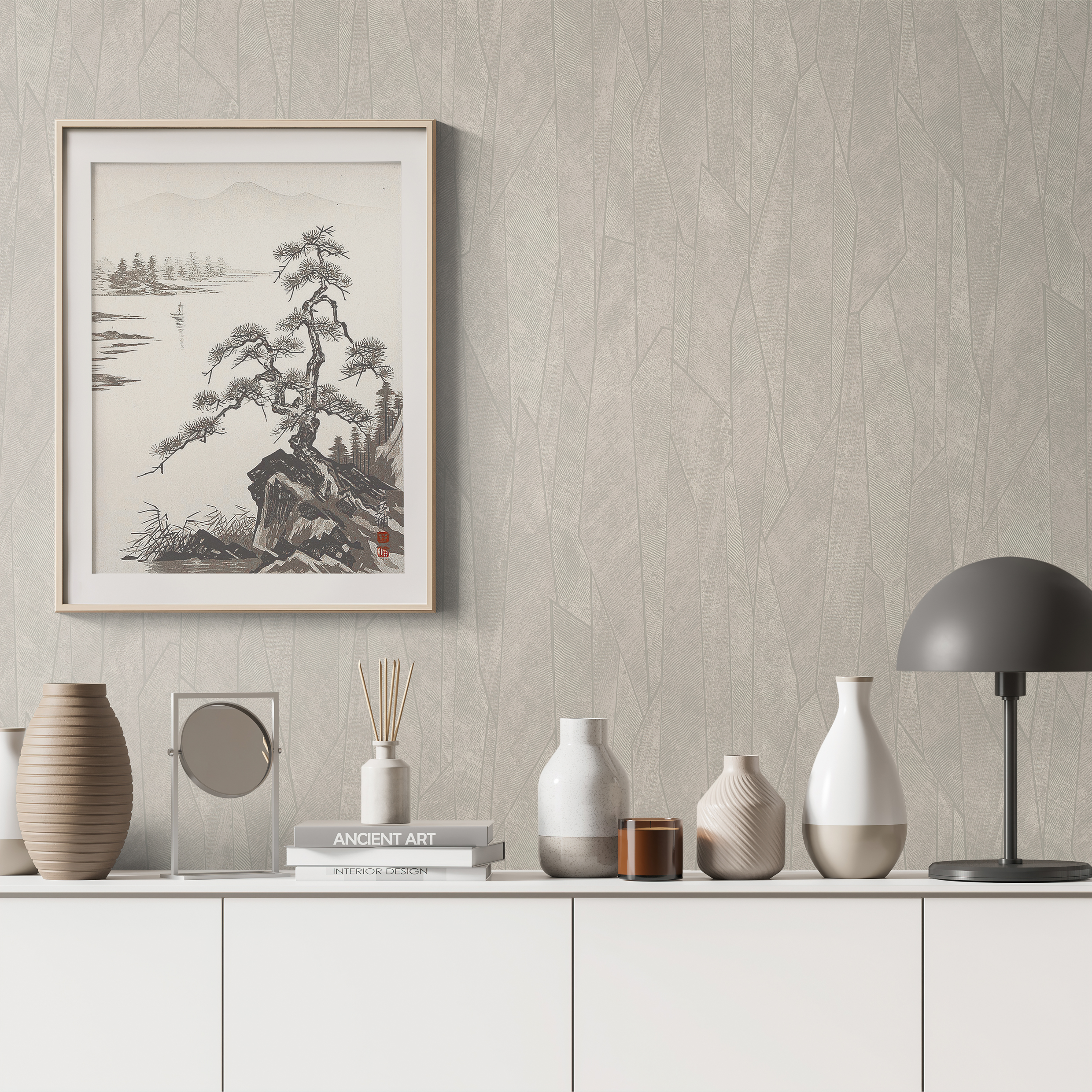 Обои Milassa Микадо Дайсен KTS1 002 10,05×1 фото в интерьере